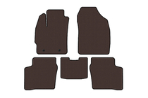 Toyota Prius 2003-2009 Rubber Floor Mats Carsuit (LB, Brown) photo 1