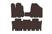 Toyota Sienna 2003-2009 Rubber floor mats Carsuit (2 rows, brown) photo 1
