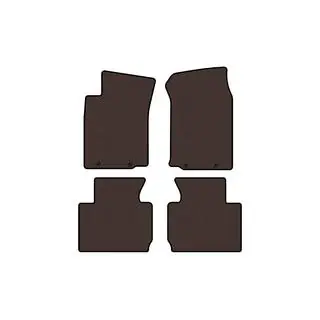 Rubber Floor Mats Carsuit (Brown) photo 1