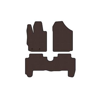 Rubber floor mats Carsuit (HB, 5-door, brown) Toyota Yaris 2006-2011 photo 1
