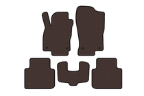 Volkswagen Arteon 2017-2025 Rubber floor mats Carsuit (2022+, LB, brown) photo 1