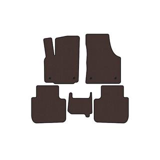 Rubber floor mats Carsuit (2 rows, 7-seater, brown) photo 1