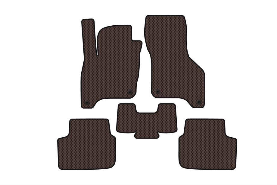 Volkswagen E-Bora 2019- Rubber floor mats Carsuit (SD, Electric, brown) Image
