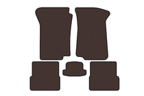 Volkswagen Golf 2 1983-1992 Rubber Floor Mats Carsuit (Brown) photo 1