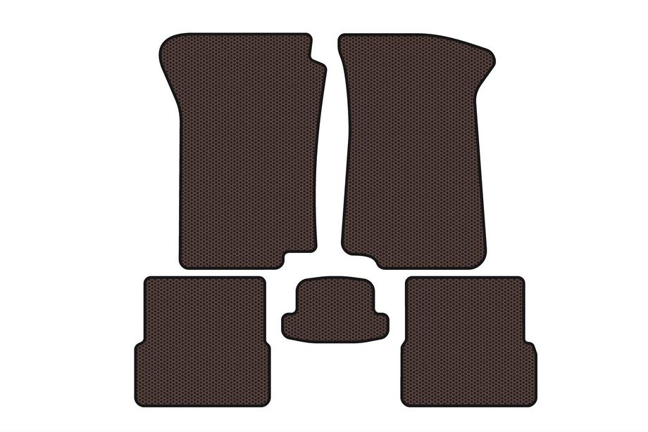 Volkswagen Golf 2 1983-1992 Rubber Floor Mats Carsuit (Brown) Image