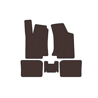 Rubber floor mats Carsuit (HB, 3-door, brown) photo 1