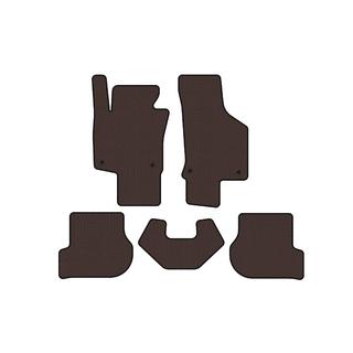 Rubber floor mats Carsuit (HB, 3-door, brown) photo 1