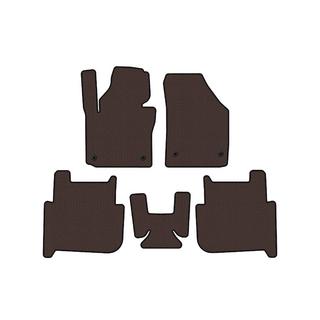 Rubber floor mats Carsuit (2 rows, 2006-2010, 7-seater, brown) photo 1
