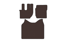 Volvo FH 1993-2012 Rubber Floor Mats Carsuit (2008-2012, Brown) photo 1