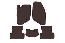 Volvo S60 2000-2009 Rubber Floor Mats Carsuit (SD, Brown) photo 1