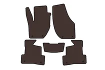 Volvo V40 2012- Rubber floor mats Carsuit (2016+, HB, brown) photo 1