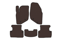Volvo V70 2000-2007 Rubber Floor Mats Carsuit (Brown) photo 1