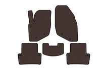 Volvo XC70 2000-2007 Rubber Floor Mats Carsuit (Brown) photo 1