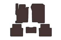 Honda Accord IX 2013-2017 Rubber Floor Mats Carsuit (SD, Brown) photo 1