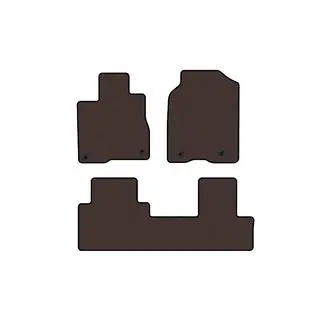 Rubber Floor Mats Carsuit (Brown)