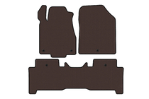 Acura MDX 2007-2013 Rubber floor mats Carsuit (2 rows, brown) photo 1