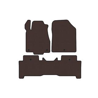 Rubber floor mats Carsuit (2 rows, brown) Acura MDX 2007-2013 photo 1