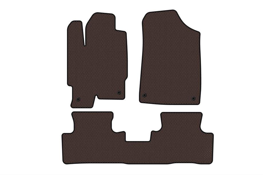 Acura RDX 2006-2012 Rubber Floor Mats Carsuit (Brown) Image