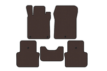 Acura TLX 2014-2020 Rubber Floor Mats Carsuit (SD, Brown) photo 1