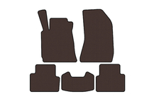 Alfa Romeo 159 2005–2011 Rubber Floor Mats Carsuit V-1 (Brown) photo 1
