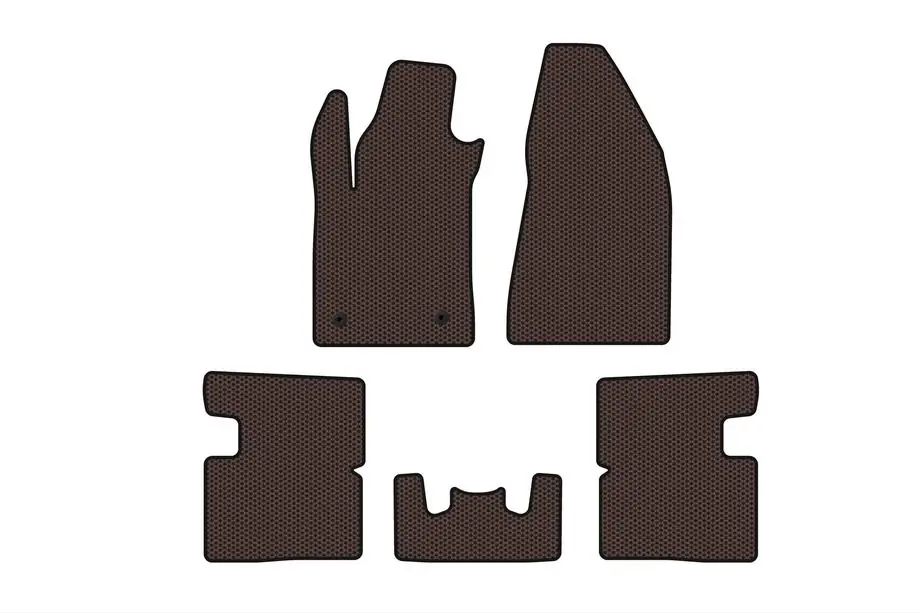 Alfa Romeo Giulietta 2010-2020 Rubber Floor Mats Carsuit (Brown) Image