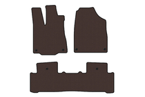 Acura MDX 2013-2020 Rubber floor mats Carsuit (2 rows, brown) photo 1