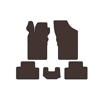 Rubber Floor Mats Carsuit (Brown) photo 1