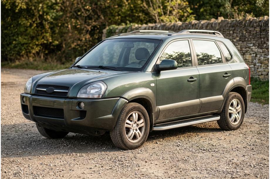 Hyundai Tucson JM 2004- Side Steps Tayga Grey (2 pcs, Aluminum) Photo 1