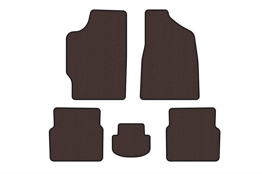 Audi 80 1978-1986 Rubber floor mats Carsuit (Sedan, brown) Image
