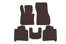 BMW 2 Series Active Tourer F45/F46 2014-2021 Rubber Floor Mats Carsuit (For F46, 2 Rows, Brown) photo 1