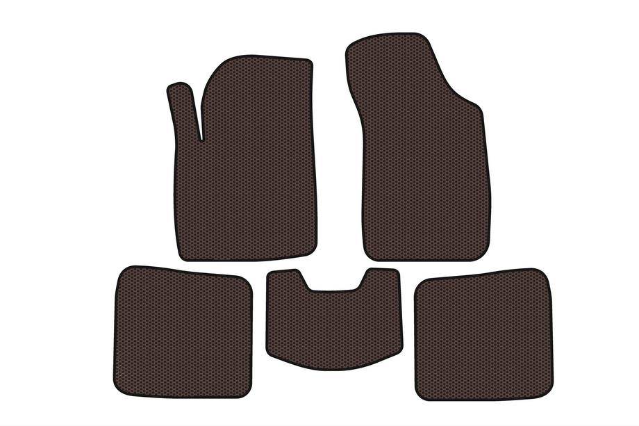 Chery E5 2011-2016 Rubber Floor Mats Carsuit (Brown) Image