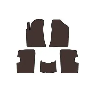 Rubber Floor Mats Carsuit (SD, Brown)