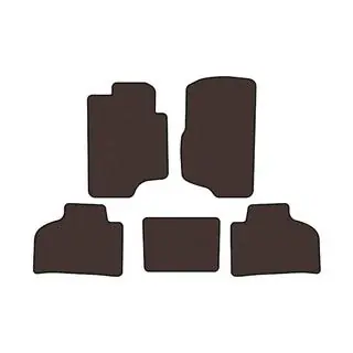 Rubber Floor Mats Carsuit (Brown)