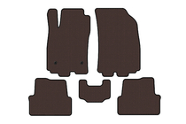 Chevrolet Sonic 2011-2022 Rubber floor mats Carsuit (HB, brown) photo 1