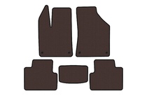 Chrysler 200 I 2010-2014 Rubber Floor Mats Carsuit (Brown) photo 1