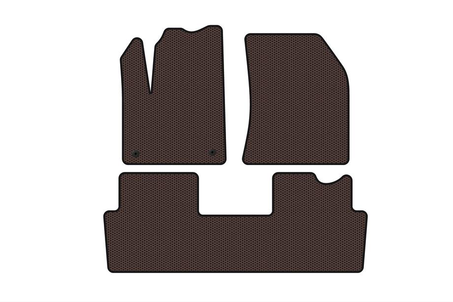 Citroen DS-7 2017- Rubber Floor Mats Carsuit (2018+, Brown) Image