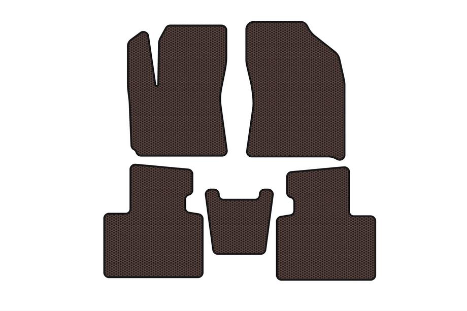 FAW X40 2016-2021 Rubber Floor Mats Carsuit (Brown) Image