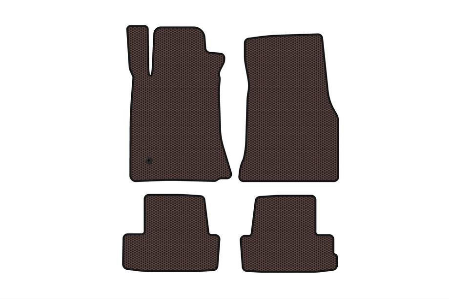 Ford Mustang 2005-2014 Rubber floor mats Carsuit (2005-2009, GT, Coupe, brown) Photo 1