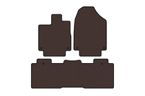 Honda Odyssey 2017– Rubber floor mats Carsuit (2 rows, brown) photo 1