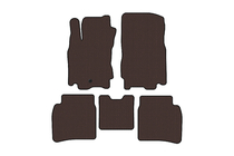 Nissan Note 2004-2012 Rubber Floor Mats Carsuit (Brown) photo 1