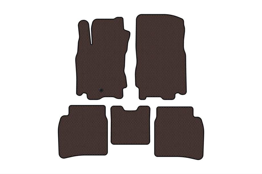 Nissan Note 2004-2012 Rubber Floor Mats Carsuit (Brown) Image