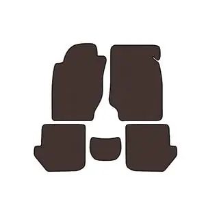 Rubber Floor Mats Carsuit (Brown) photo 1
