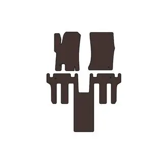 Rubber floor mats Carsuit 2004-2008 (2 rows, brown) photo 1
