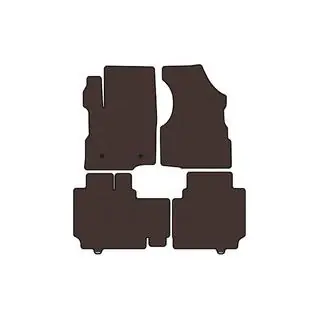 Rubber floor mats Carsuit (2015-2017, brown) photo 1