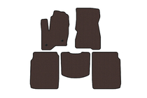Ford Flex 2009-2019 Rubber floor mats Carsuit (2 rows, 2013-2019, brown) photo 1