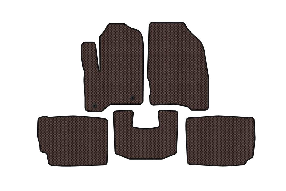 Ford Taurus 2010-2019 Rubber floor mats Carsuit (2010-2012, brown) Image