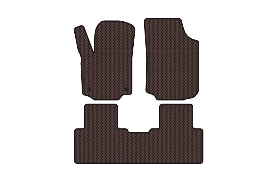 GMC Terrain 2017– Rubber Floor Mats Carsuit (Brown) Image