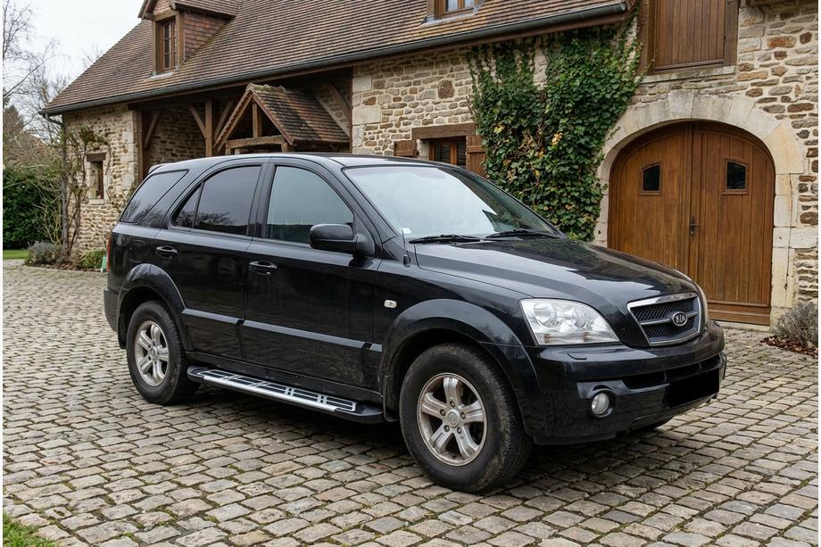 Kia Sorento I BL 2002-2009 Side Steps Sunrise (2 pcs, Aluminum) Image