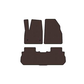 Rubber floor mats Carsuit (2 rows, 2017-2019, brown) GMC Acadia 2017- photo 1