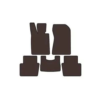 Rubber Floor Mats Carsuit (Brown)